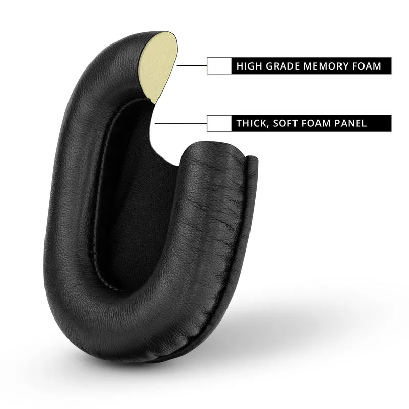 SONY MDR-7506 SCHAFFELL-Leder-Ersatz-Premium-Ohrpolster - Auch geeignet für V6, CD900ST-Kopfhörer