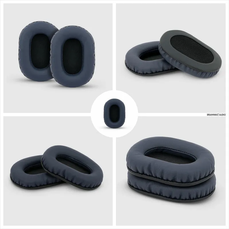 Pad Telinga Premium Gantian SONY MDR-7506 - Juga Sesuai untuk Fon Kepala (PU) V6, CD900ST