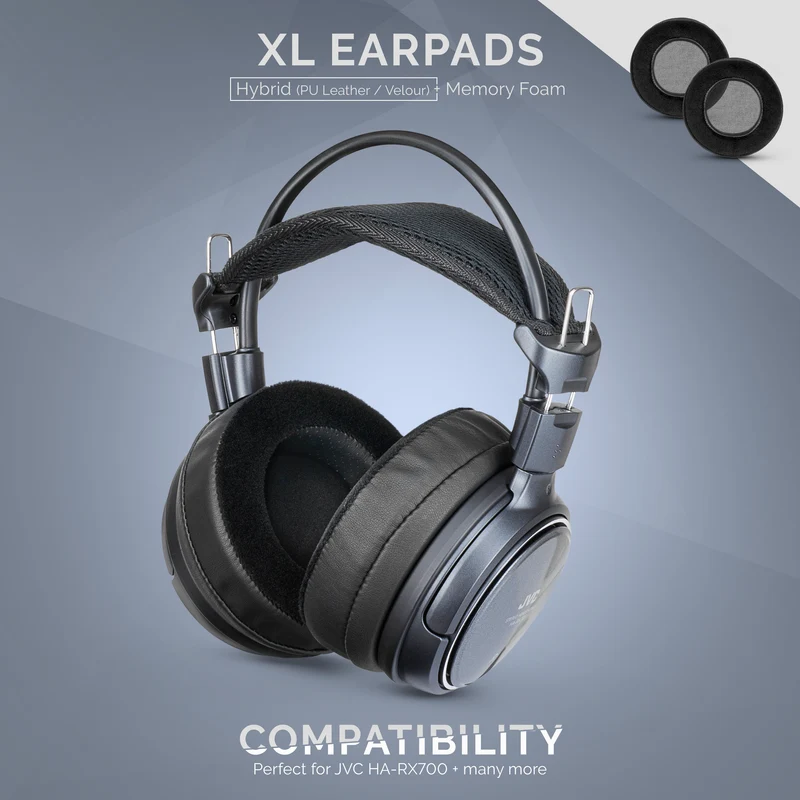 Kopfhörer Memory Foam Earpads - XL Größe - Hybrid