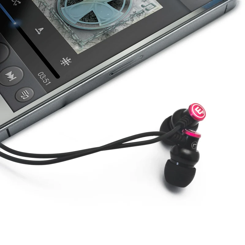 Fon Telinga Delta IEM Dengan Mic / Alat Kawalan Jauh