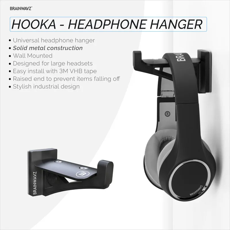 Hooka - Tempat Penyangkut Fon Kepala Semua Logam