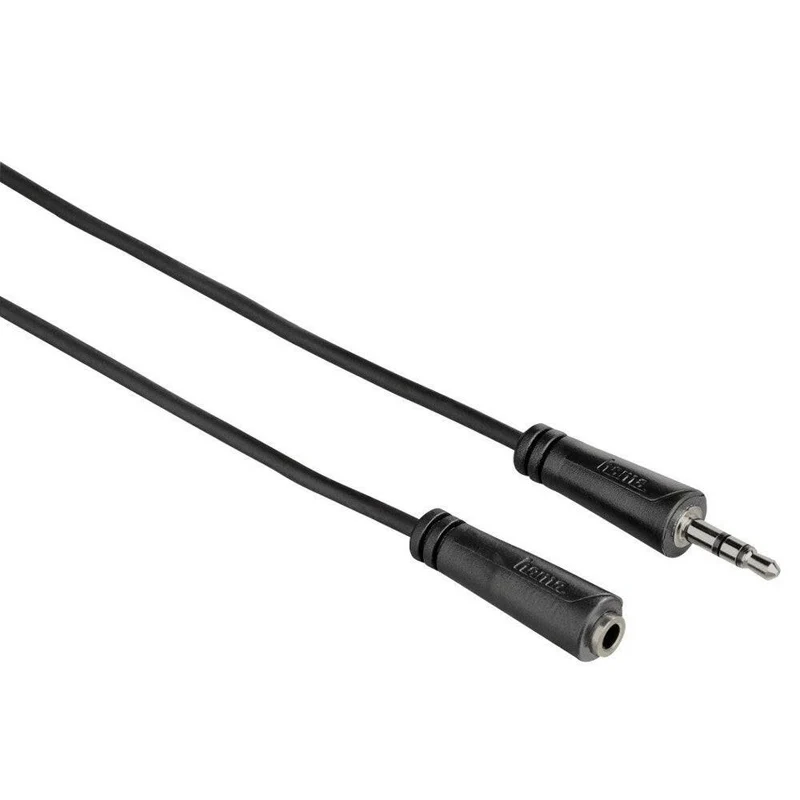 Hama Audio Extension Cable 3.5mm 1.5m Stereo Black 122313