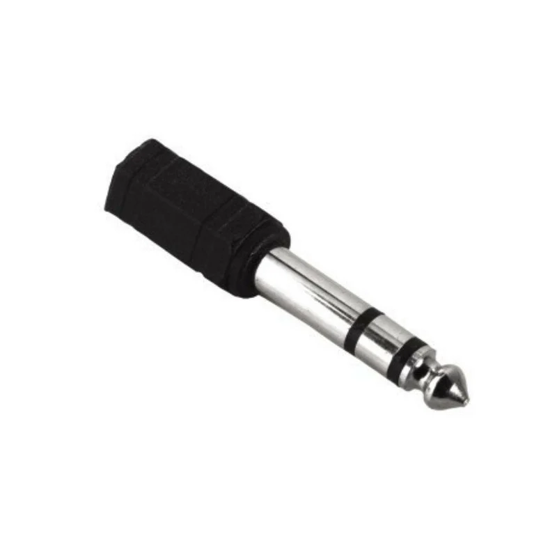 Hama Audio-Adapter 3.5mm auf 6.3mm Schwarz 122386
