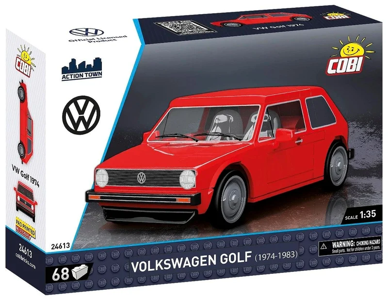 COBI Volkswagen Golf (1974) Bausatz – 68 Teile, Made in EU