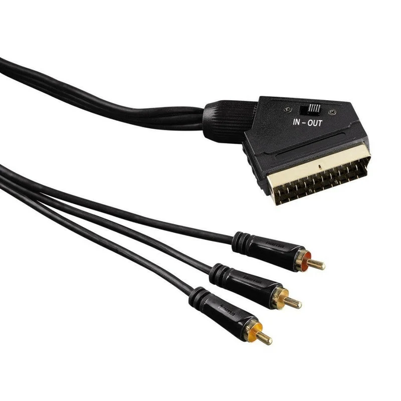 Hama Video-Kabel Scart-Stecker 1,5m -T