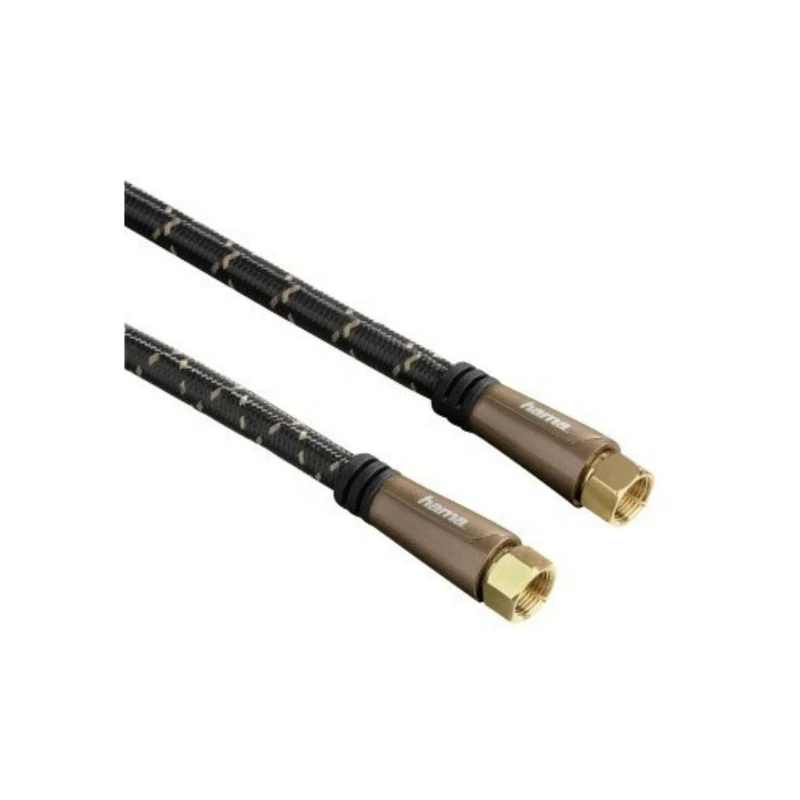 Hama 00122516 Koaxialkabel 3m F F Schwarz - Stecker