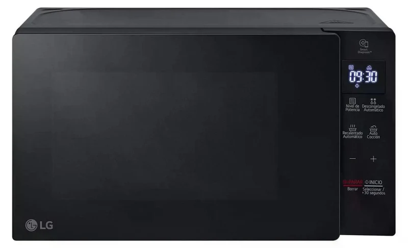 LG NeoChef™ Mikrowelle MS2032GAS 20 Liter 700 Watt Schwarz mit EasyClean™, Touchbedienung
