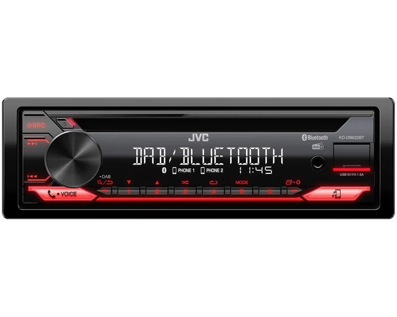 JVC KDDB622BT CD-Autoradio DAB+ Bluetooth Spotify