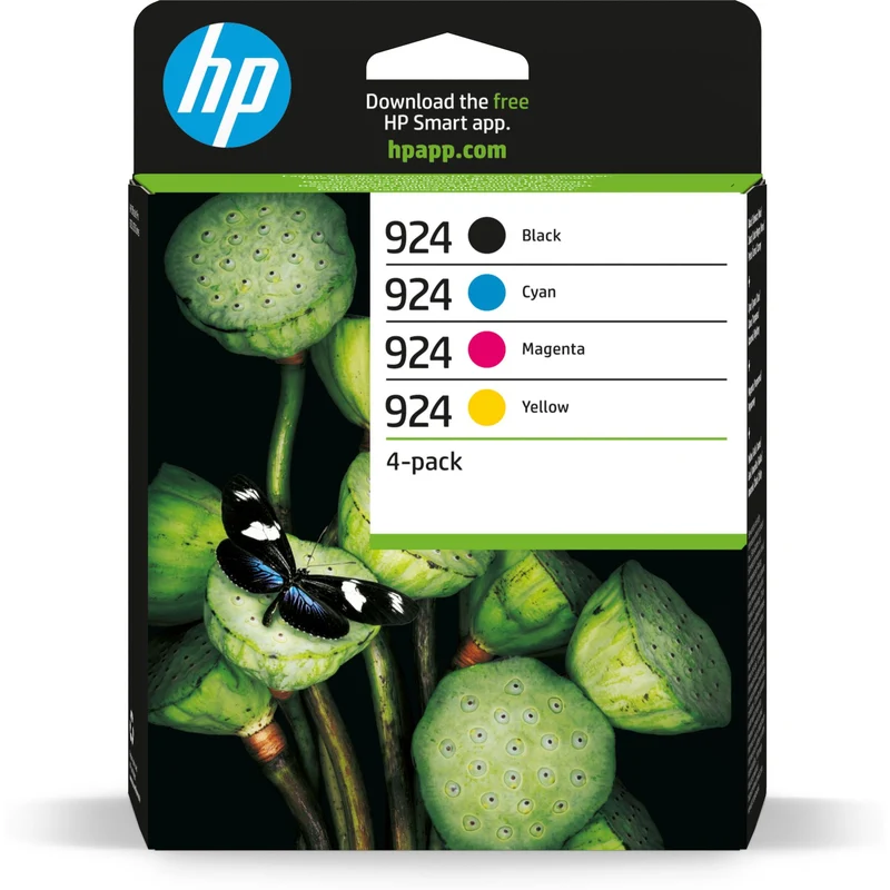 HP 924 CMYK 4er-Pack Original Druckerpatronen ~500 Seiten