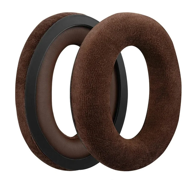 Sennheiser HD 599 Velour Ear Pads Replacement – Black & Brown + Headband