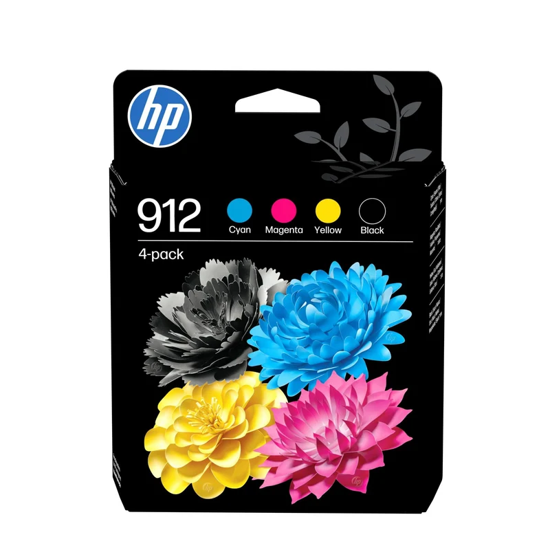 HP 912 4er-Pack Original Patronen Schwarz/Cyan/Magenta/Gelb