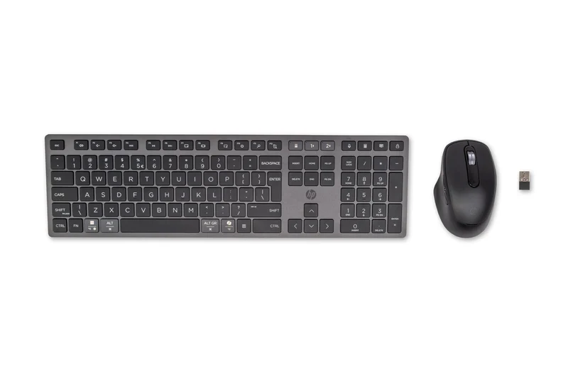 HP 720 Tastatur & Maus-Set, Bluetooth+USB, wiederaufladbar
