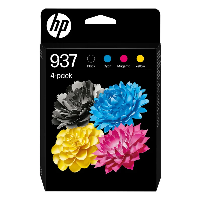 HP 937 4er-Pack CMYK Original Druckerpatronen OfficeJet Pro
