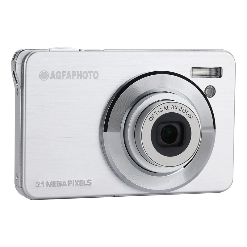 AgfaPhoto Realishot DC8300 Kompaktkamera Silber 18MP 8x - Gebraucht OVP inkl. Zubehör