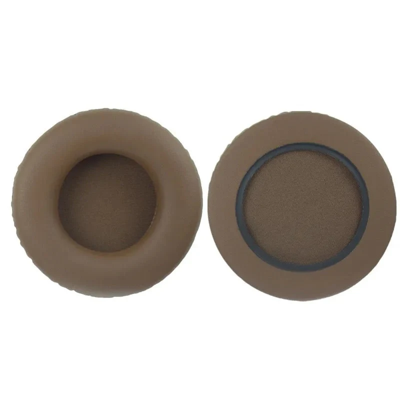 Universal Brown Replacement Ear Pads – PU Leather Headphone Cushions 45-110 mm
