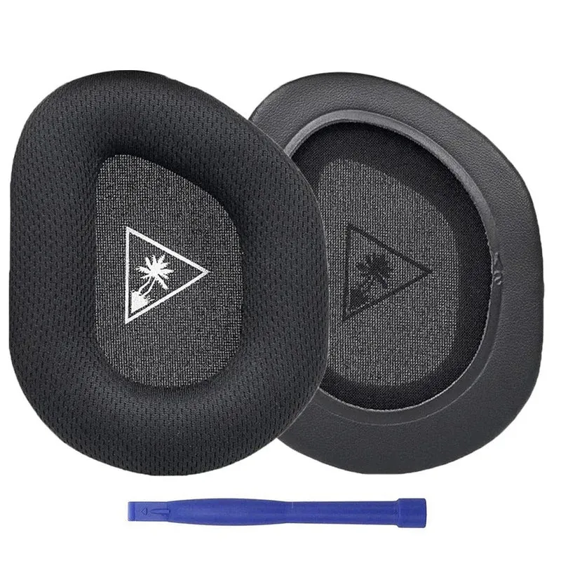 Turtle Beach Stealth 600 Gen 2 Replacement Ear Pads – Black Sport Fabric Cushions