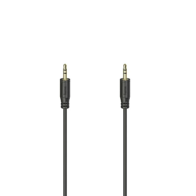 Hama Flexi-Slim Audiokabel 3,5mm Klinke vergoldet 0,75m