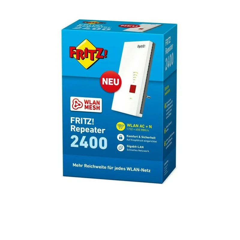 AVM FRITZ!Repeater 2400 WLAN Mesh bis 2.333 MBit/s