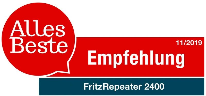 AVM FRITZ!Repeater 2400 WLAN Mesh bis 2.333 MBit/s