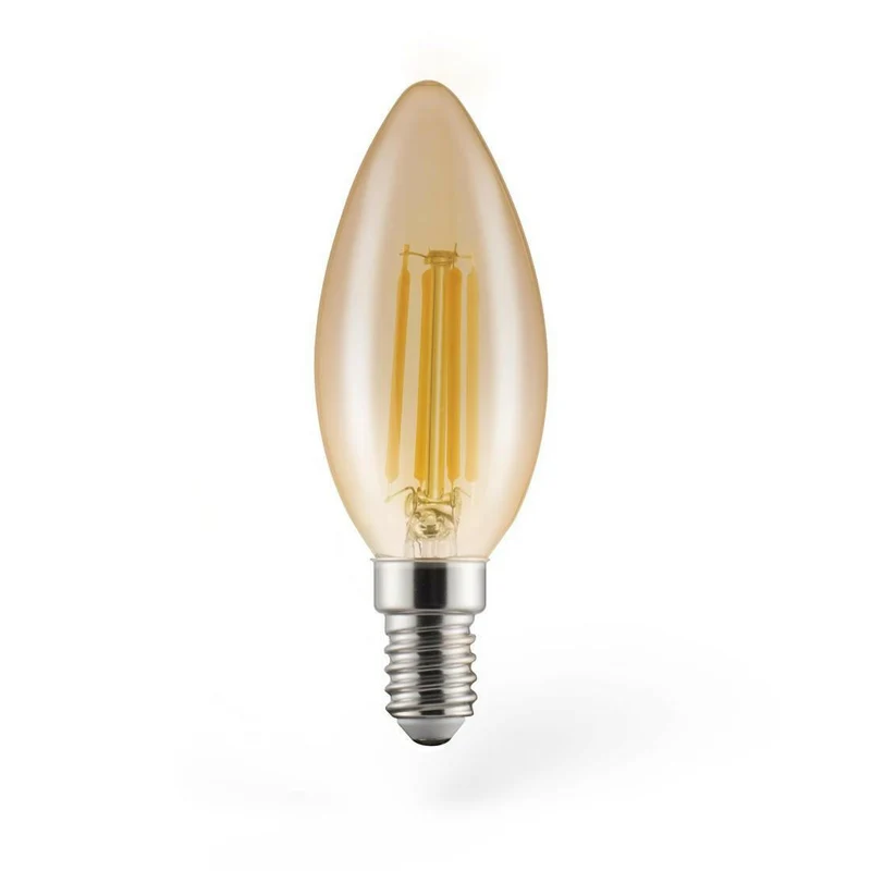 Xavax LED-Filament E14 320lm 4W Vintage-Kerze dimmbar