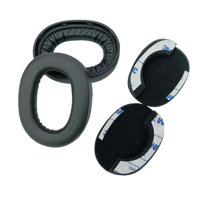 Jabra Evolve2 85 MS Ear Pads – Black PU Leather Ear Cushions