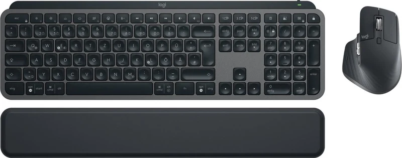 Logitech MX Keys S Combo Maus & Tastatur, Graphit, QWERTZ