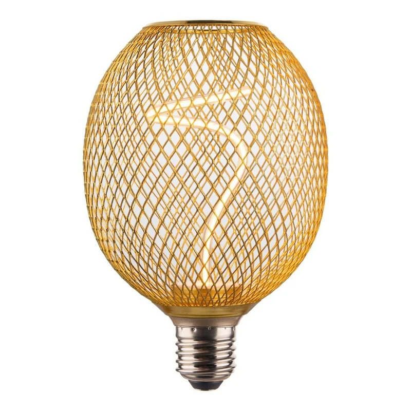 Hama LED-Filamentlampe E27 Mesh amber klar, dimmbar
