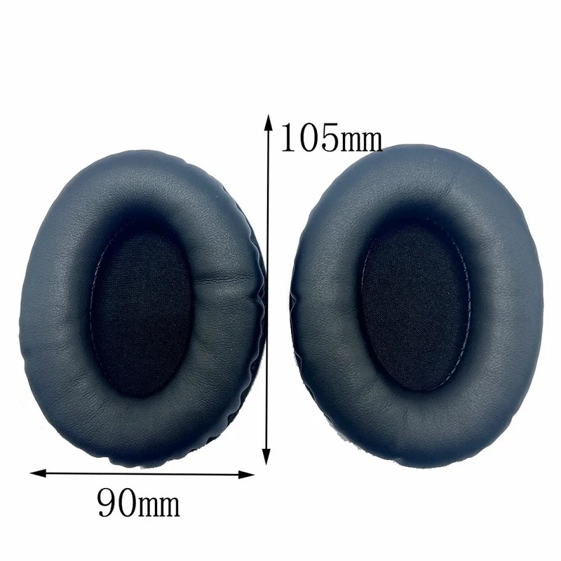 Universal 105x90mm Ear Pads – PU Leather Replacement Cushions