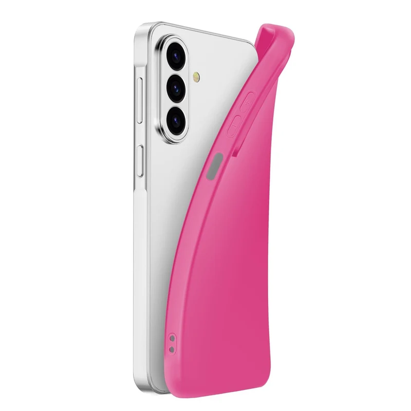 Cellularline Chroma Rubber Case Galaxy A27 Handyhülle Pink