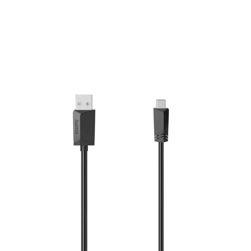 HAMA Mini-USB-Kabel 1,50 m, USB 2.0, 480 Mbit/s, knickfest