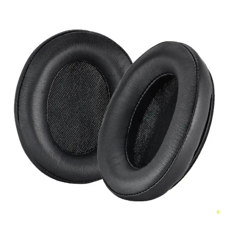 Srhythm NC25 Ear Pads Replacement – Black PU Leather Ear Cushions