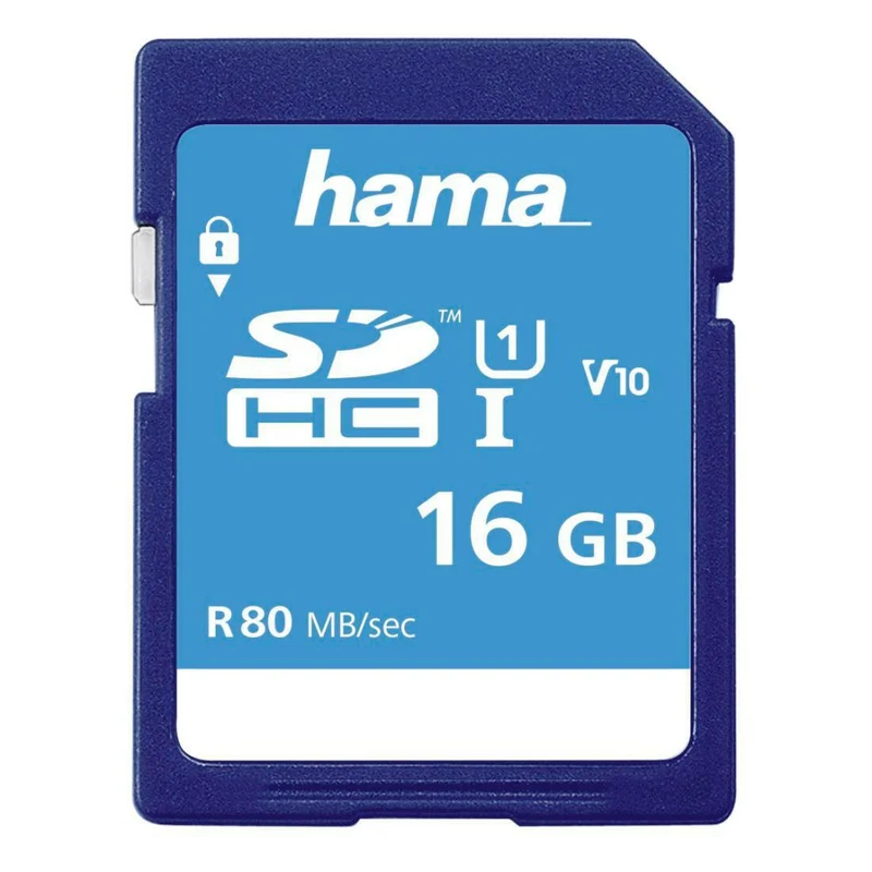 Hama SDHC Speicherkarte 16GB Class 10 UHS-I 80MB/s