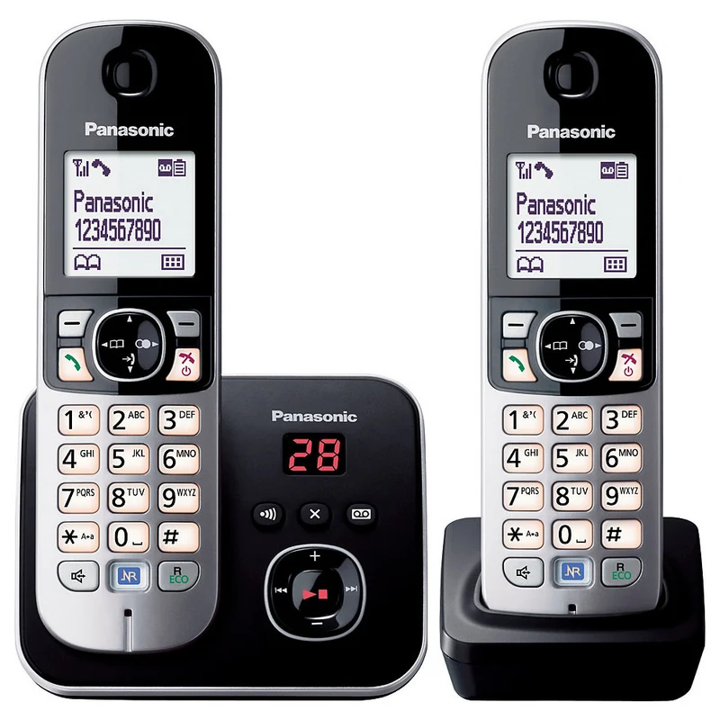 Panasonic KX-TG6822GB DECT Telefon m. AB, gebraucht, leichte Kratzer, OVP