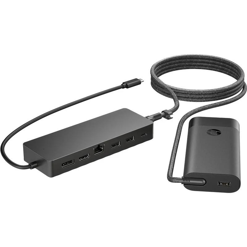 HP USB-C Hub & Charger Combo, Neu, OVP, Zubehör vollständig