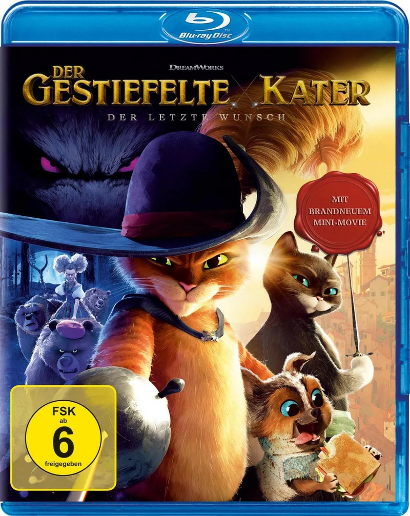 Gestiefelter Kater: Letzter Wunsch, Blu-ray