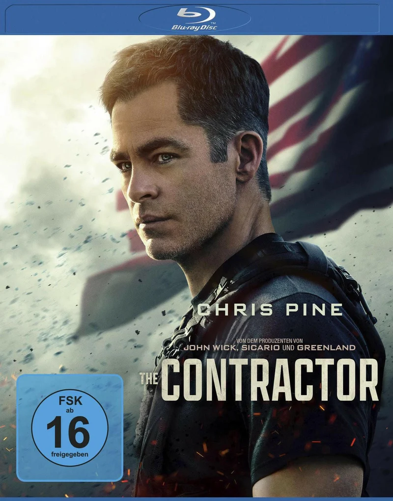 The Contractor Blu-ray | Chris Pine Action Thriller 2022