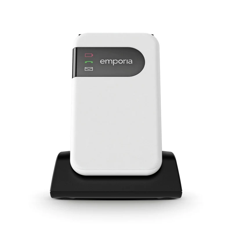 Emporia SIMPLICITYglam 7,11 cm (2.8) 106 g Weiß Seniorentelefon