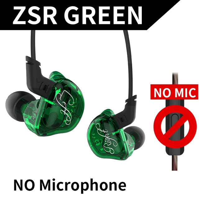 KZ ZSR Six Drivers In Ear Earphone Armature And Dynamic Hybrid Headset
