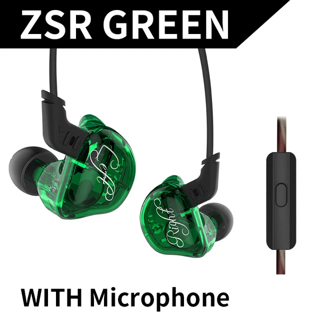 KZ ZSR Six Drivers In Ear Earphone Armature And Dynamic Hybrid Headset
