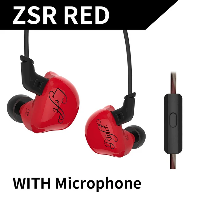 KZ ZSR Six Drivers In Ear Earphone Armature And Dynamic Hybrid Headset
