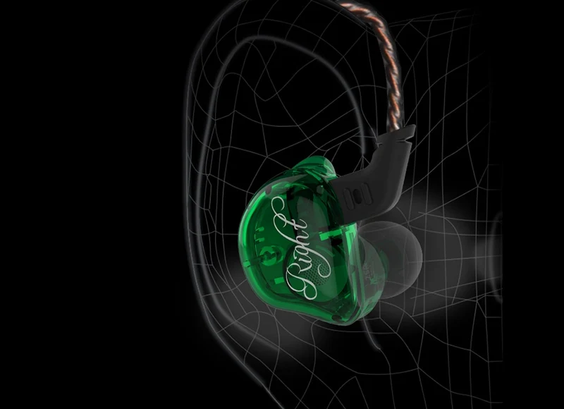 KZ ZSR Six Drivers In Ear Earphone Armature And Dynamic Hybrid Headset