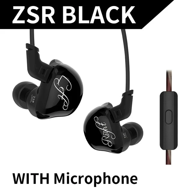 KZ ZSR Six Drivers In Ear Earphone Armature And Dynamic Hybrid Headset