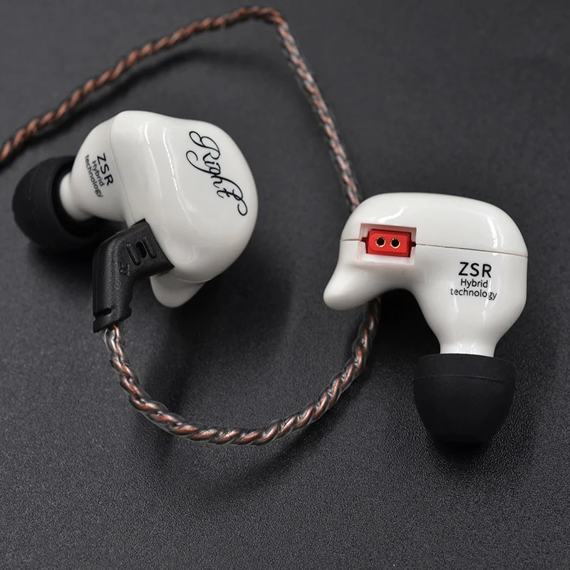 KZ ZSR Six Drivers In Ear Earphone Armature And Dynamic Hybrid Headset
