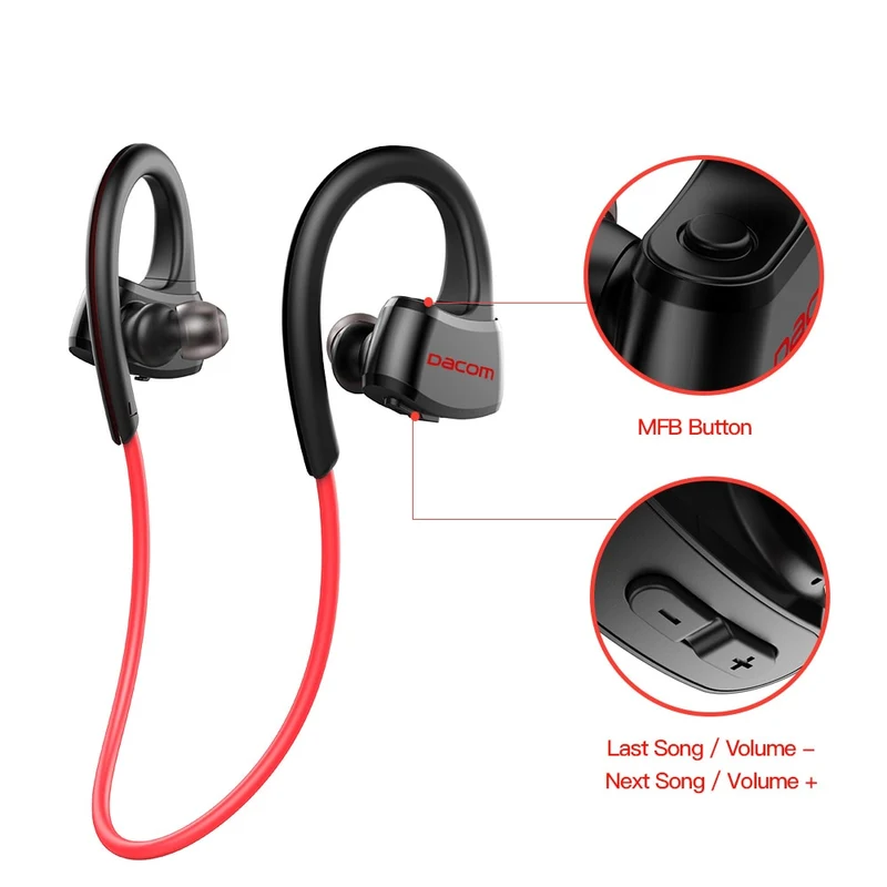 DACOM P10 MP3 Player Sport Bluetooth Headphone