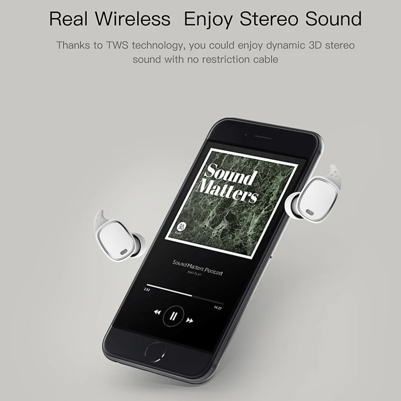 QCY T1pro TWS 5.0 Bluetooth earphones