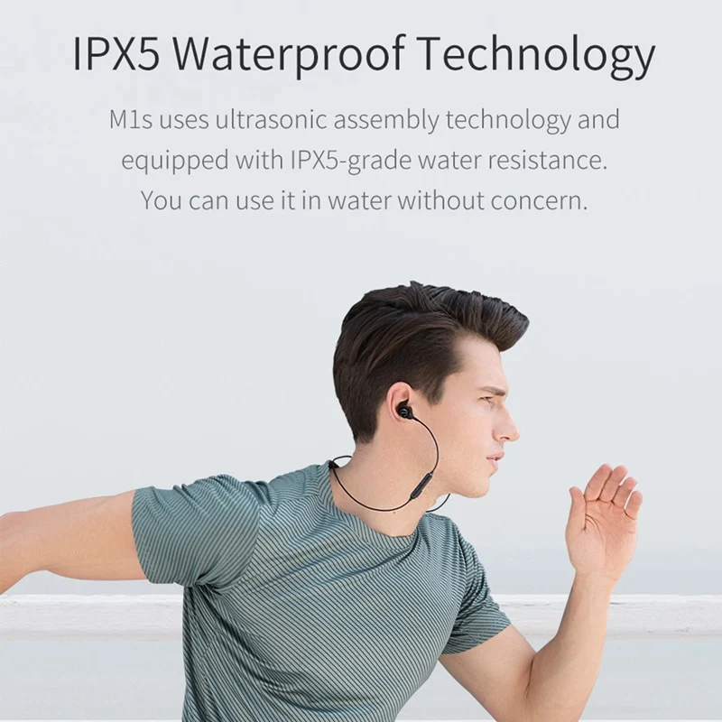 QCY M1S magnetic V4.2 chip Bluetooth headphone