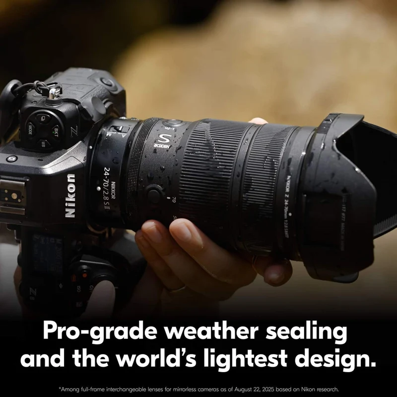 Nikon NIKKOR Z 24-70mm f/2.8 S II | The World's First Internal Zoom f/2.8 Full-Frame 24-70mm Zoom Lens | Nikon USA Model - Reconditioned