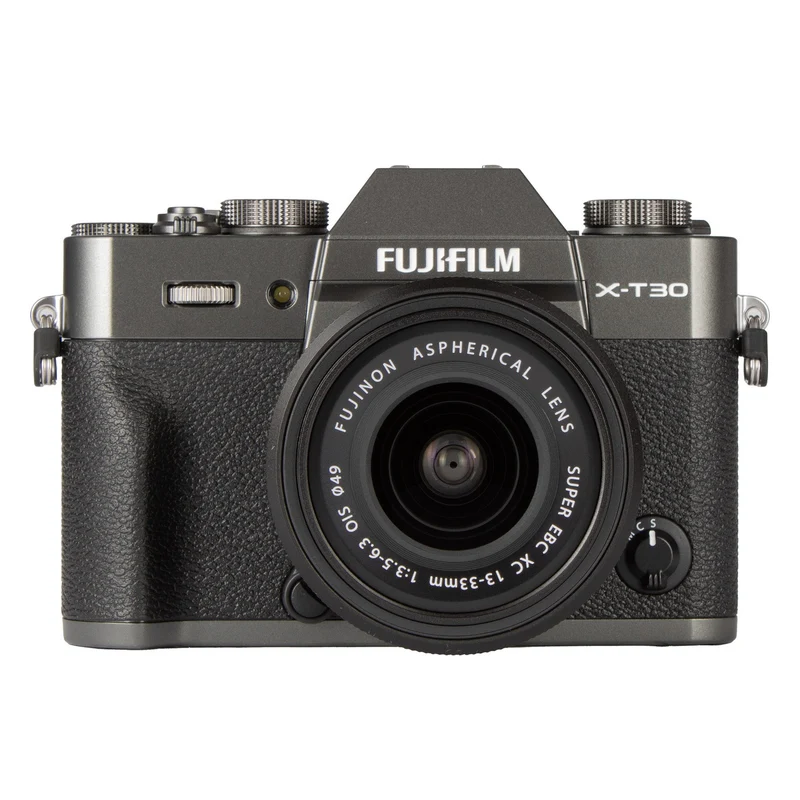 FUJIFILM X-T30 III Mirrorless Camera Body, with XC13-33mm Lens Kit, Charcoal Silver