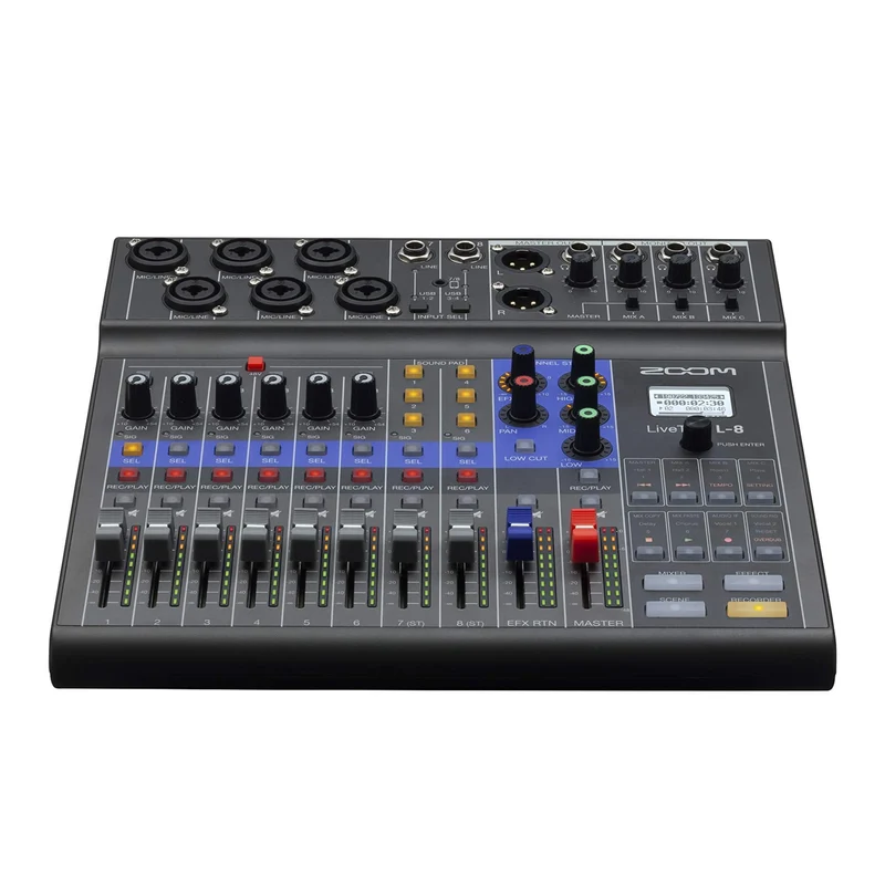 Zoom Podcast Digital Mixer/Recorder (L-8)