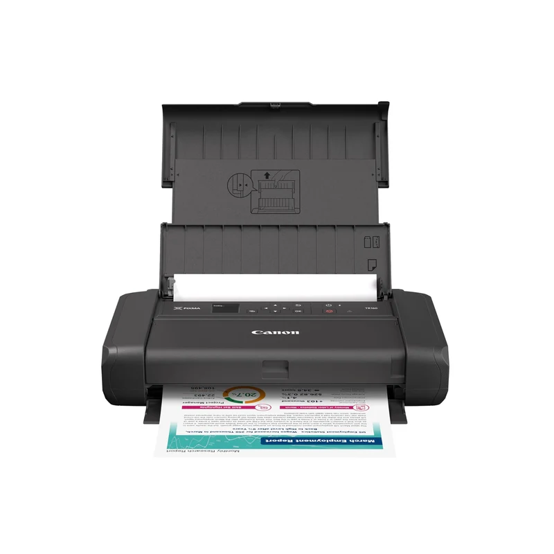 Canon PIXMA TR160 Wireless Portable Printer, 50-Sheet Paper Tray and 1.44" Display